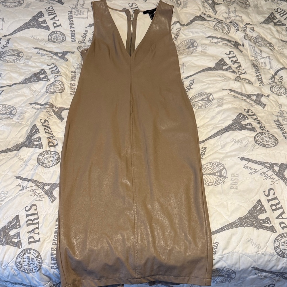 Forever 21 Tan Midi Dress